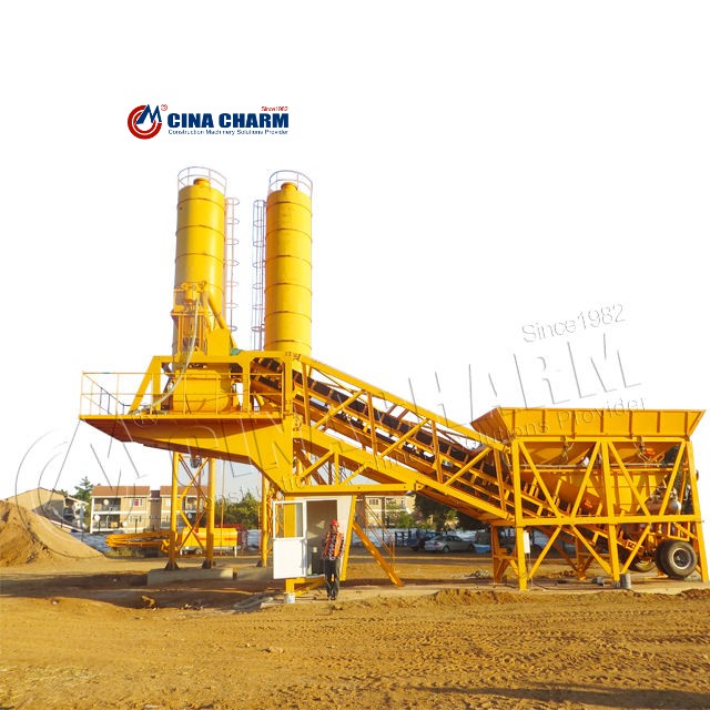 Hot selling YHZS35m/H mobile concrete mixing plant mixer concrete plant mobile concrete batching plant for sale