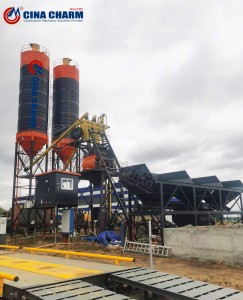 Hot-selling HZS25-HZS180 concrete plant concrete batching plant Ready-mixed concrete mixing plant for sale