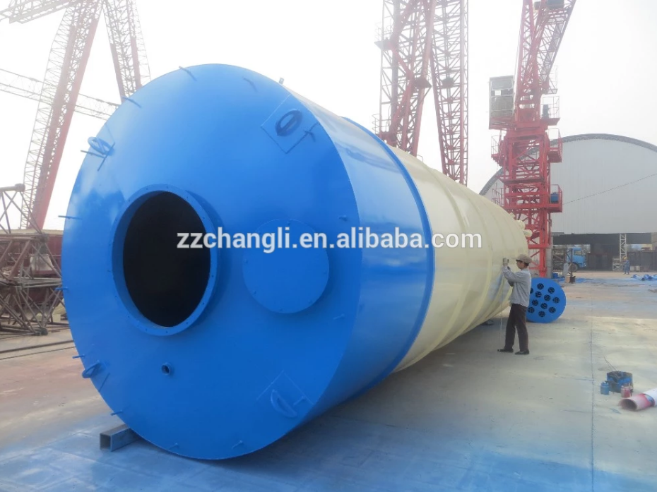 Manufacturer 150T vertical screw conveyor for cement silo cement bulk cement silo discharge valve silo For sale