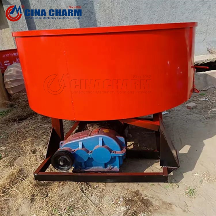 JW2000 pan concrete mixer electric concrete mixer mini concrete mixer for sale